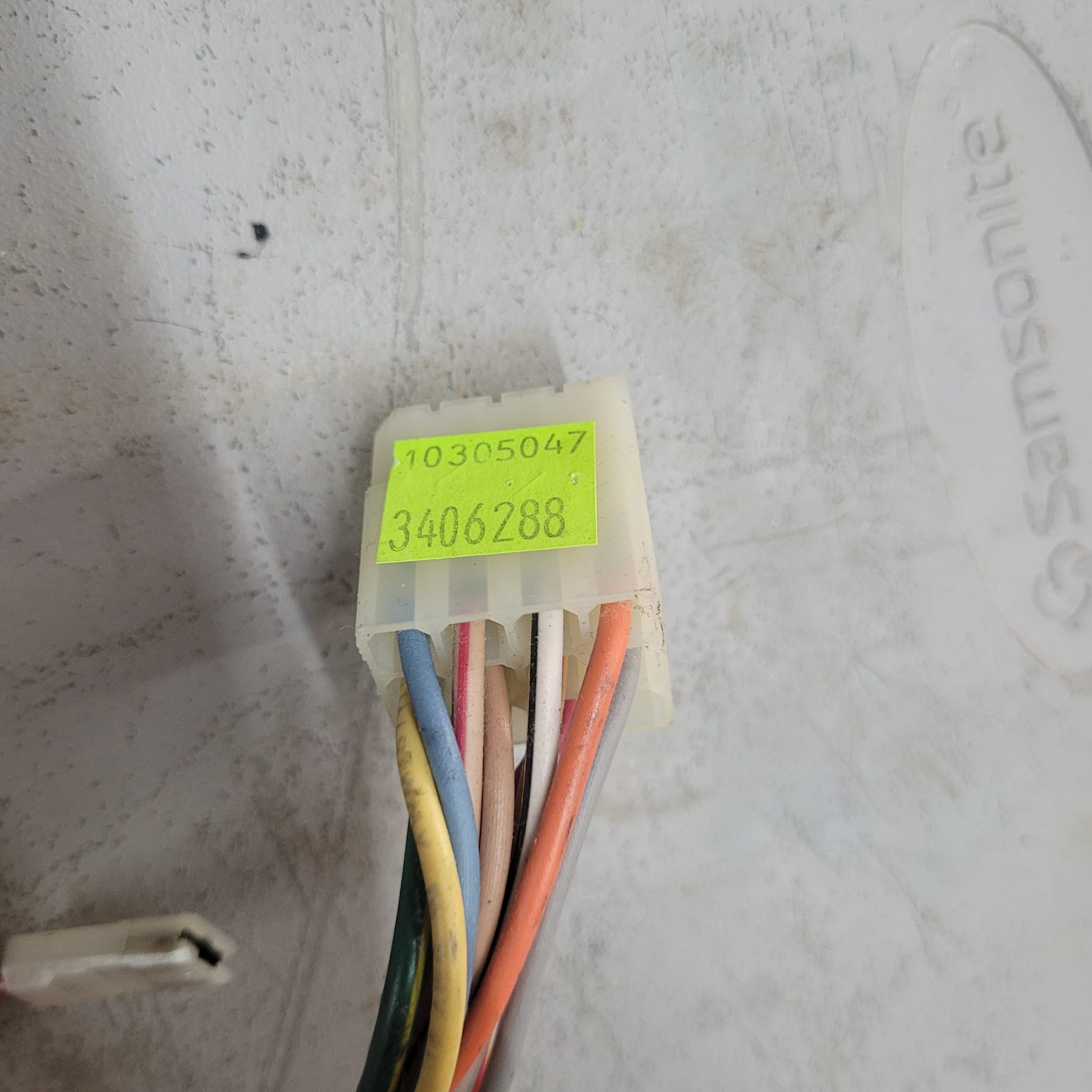 Whirlpool Washer Wire Harness WP3406288