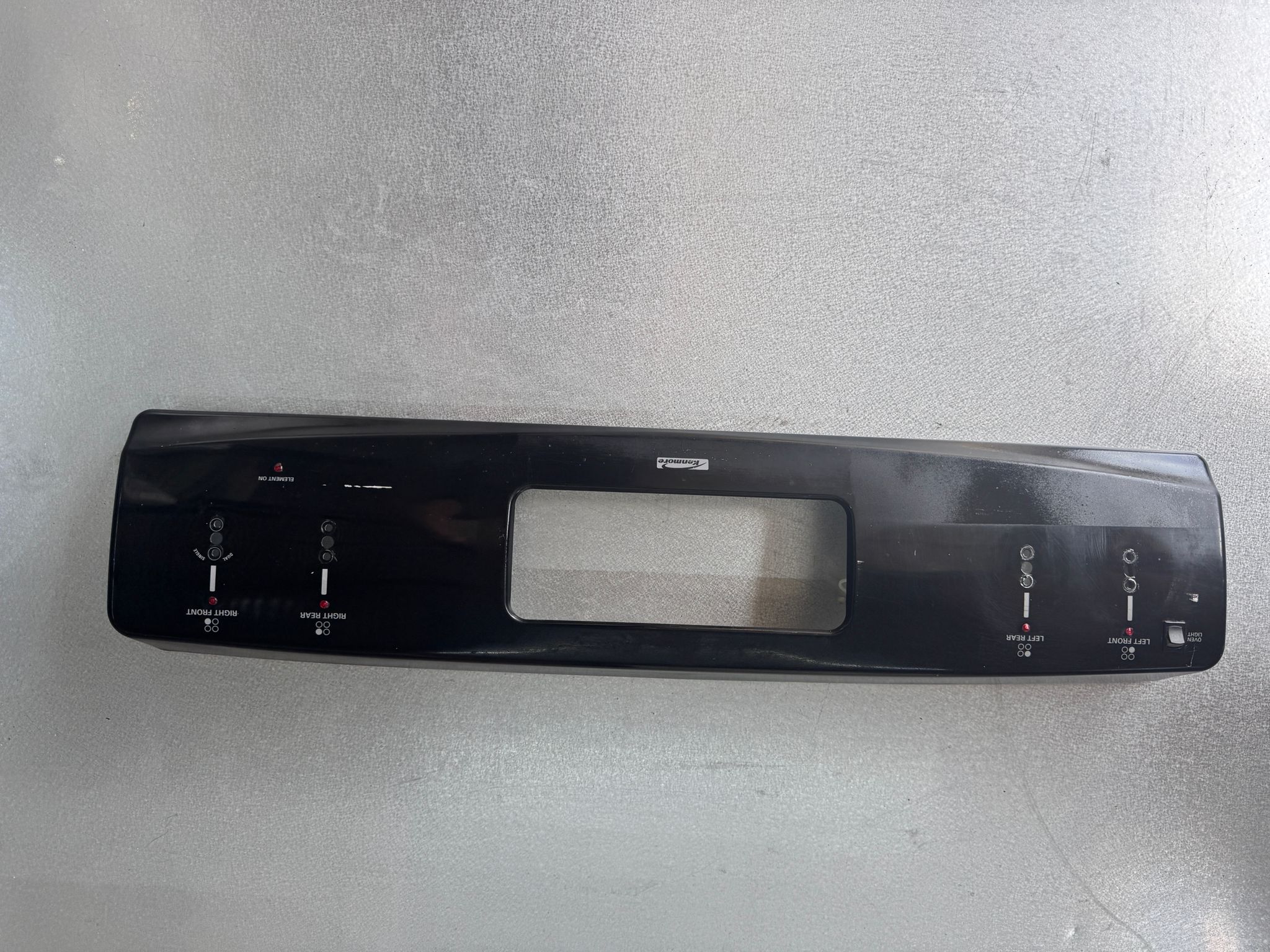 Kenmore Range Control Panel (Black) 316402710