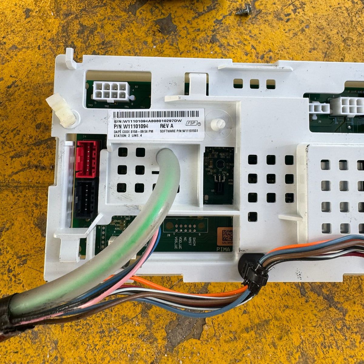 Kenmore Washer Electronic Control Board W11101094 Rev A