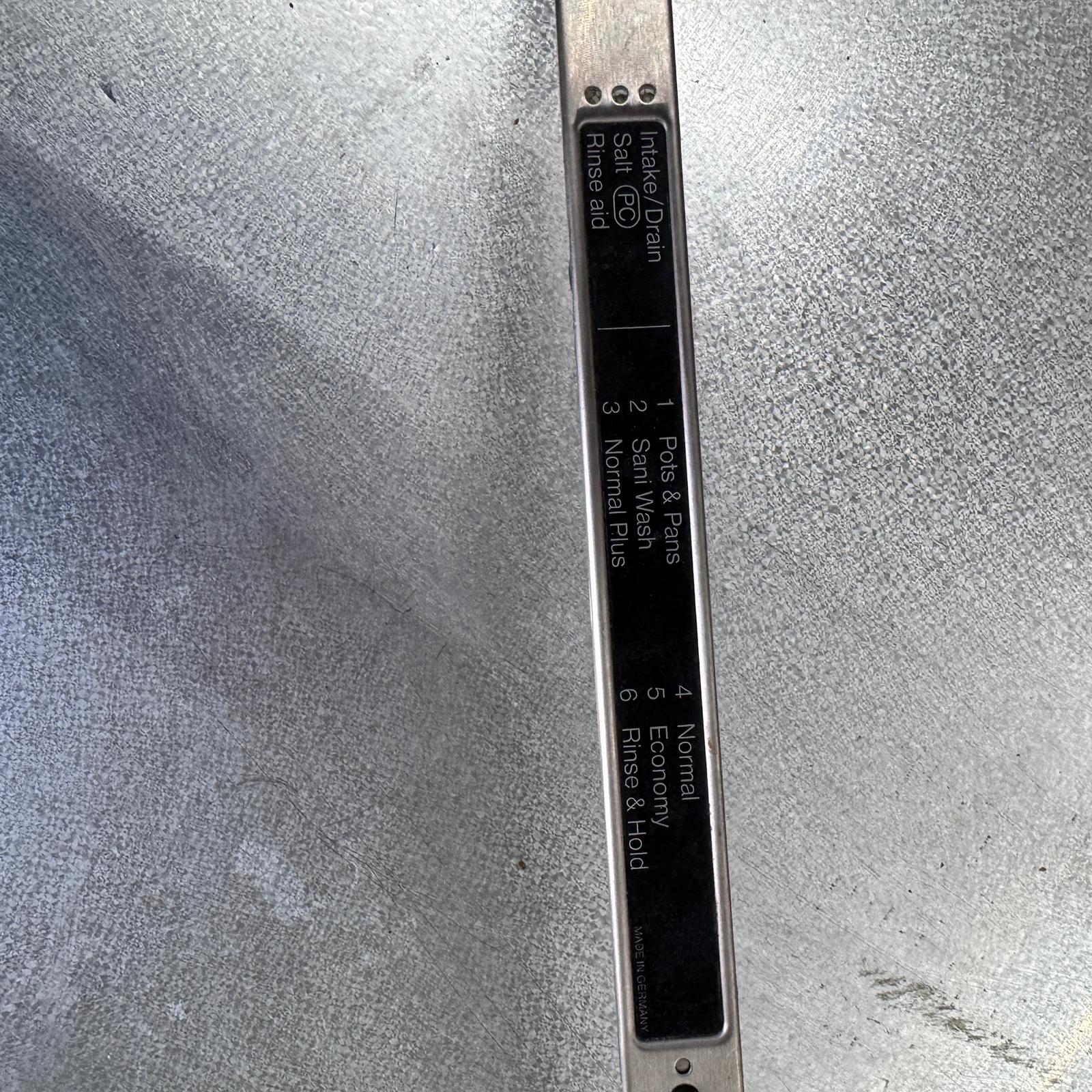 Miele Dishwasher Control Door Panel G843 SCVI PLUS