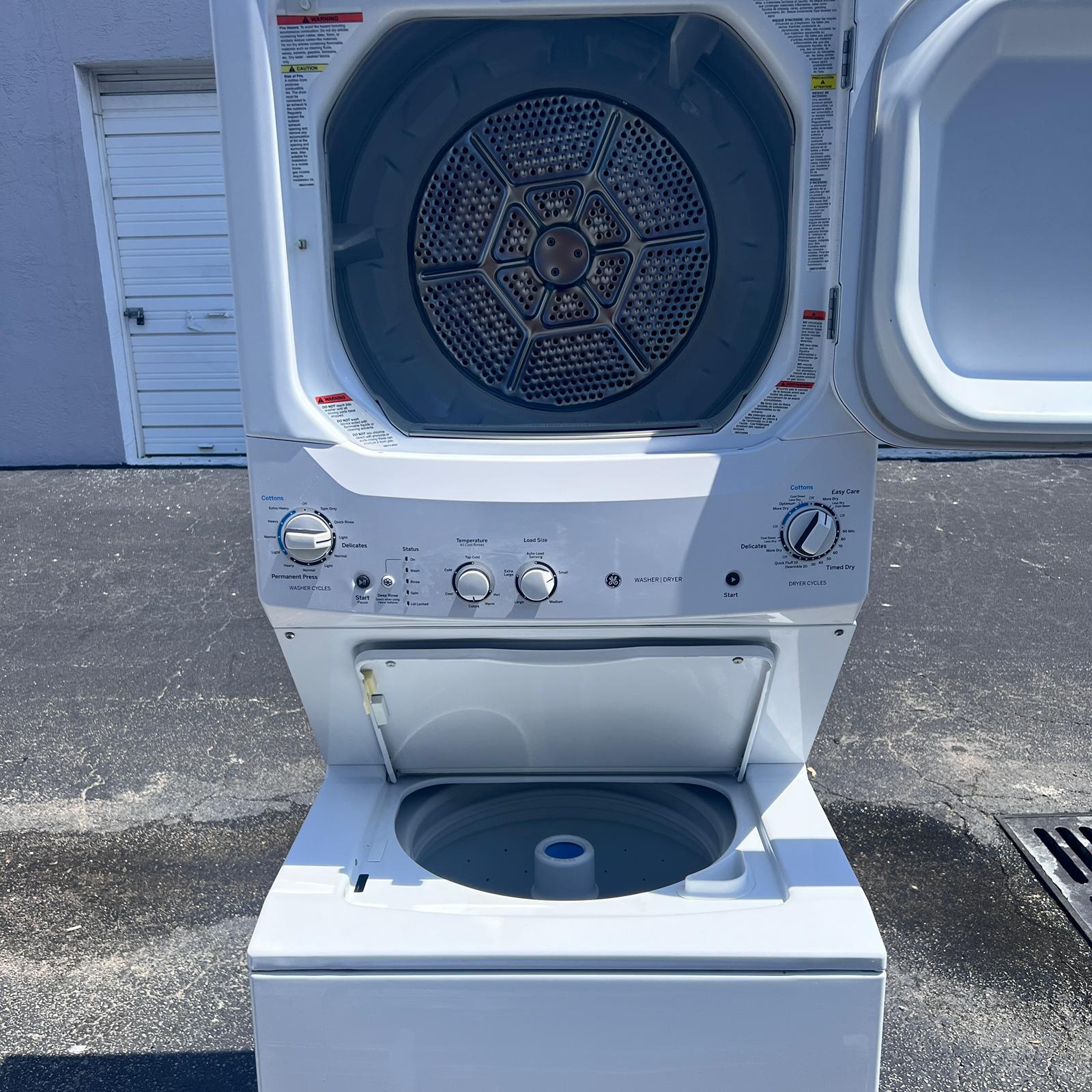 27'' GE Stackable Washer and Dryer