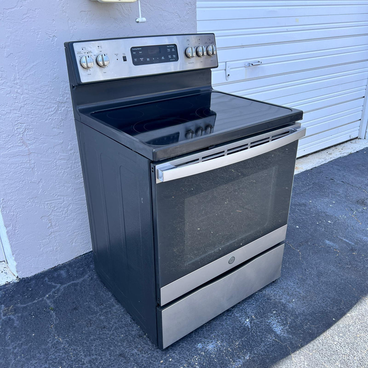 GE Stainless Steel Electric Stove