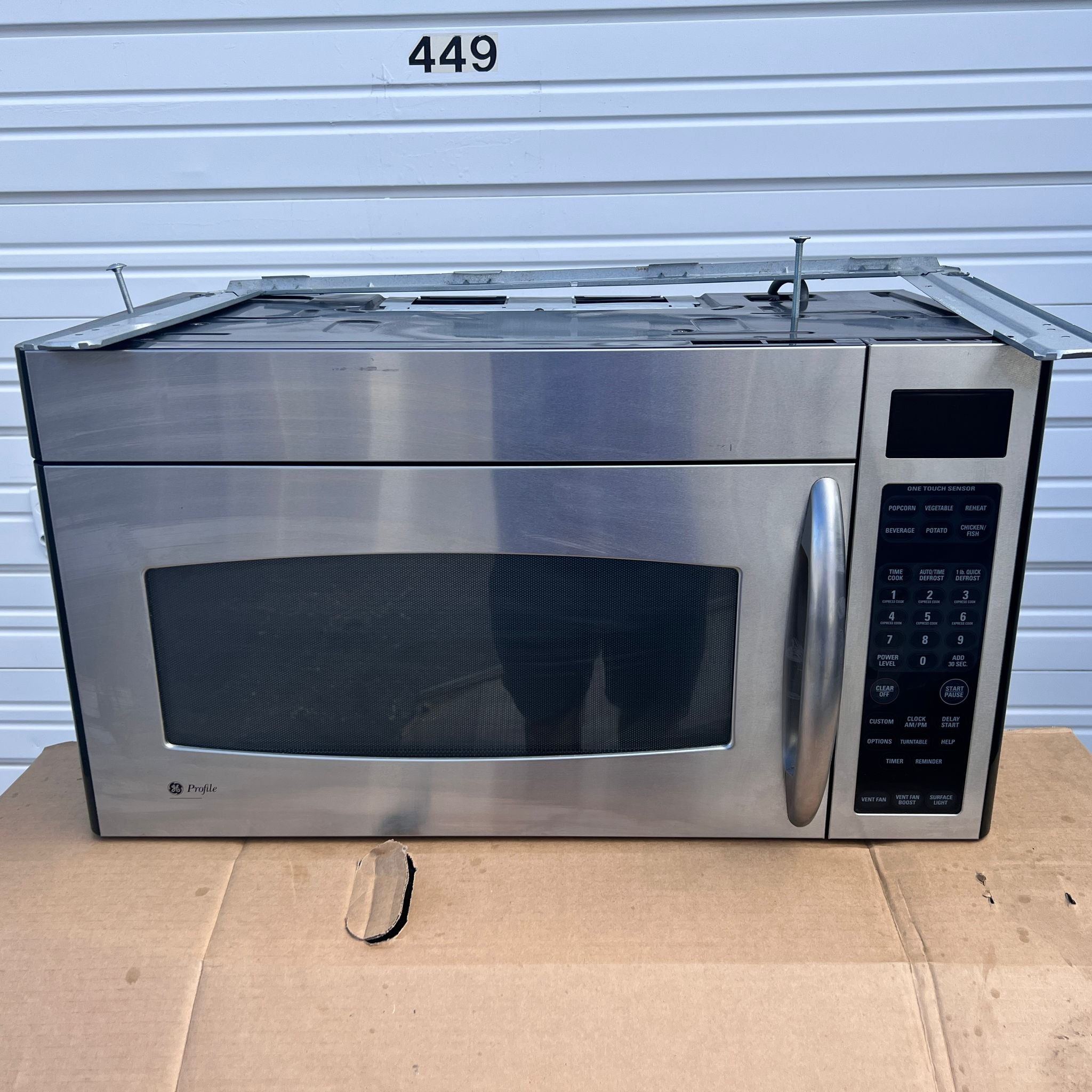 GE Profile Stainless Steel Over-the-Range Microwave