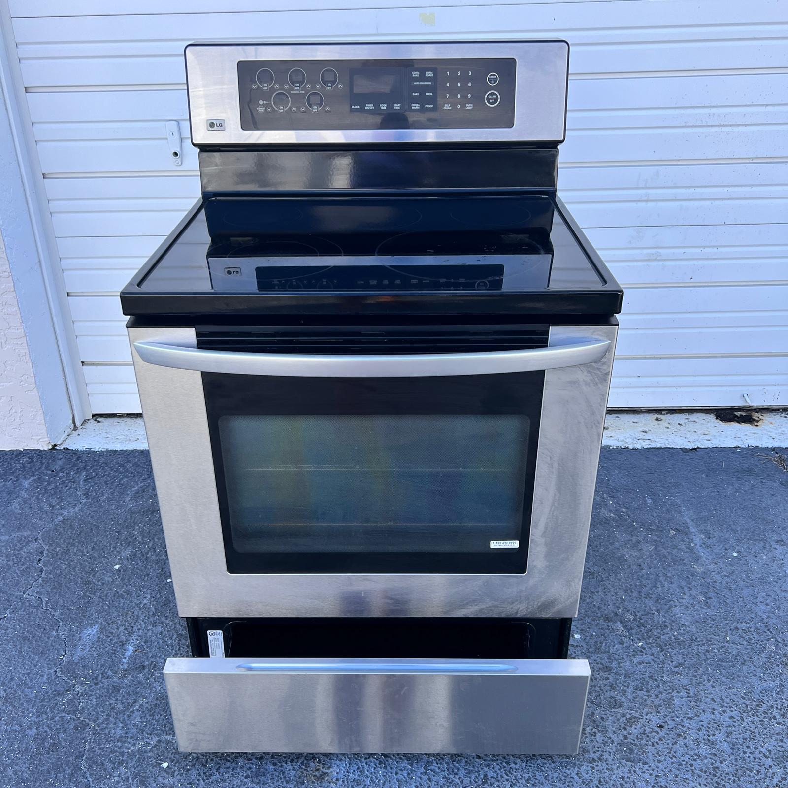 LG Stainless Steel Electric Stove