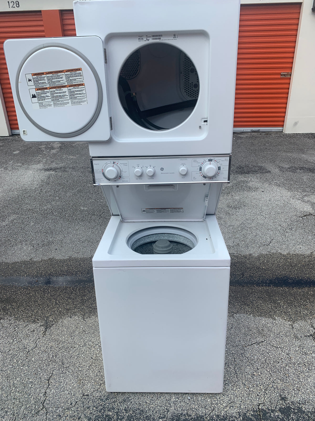 24" GE Stackable Washer and Dryer