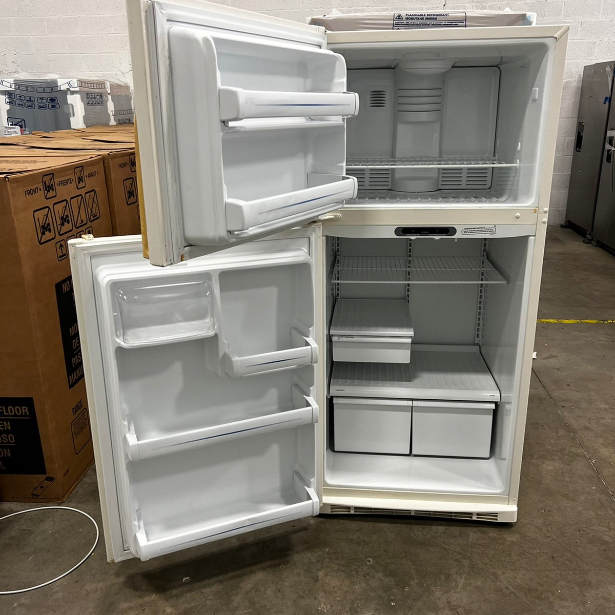GE Top and Bottom Refrigerator