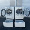 Whirlpool Washer and Dryer Front Load with Pedestals