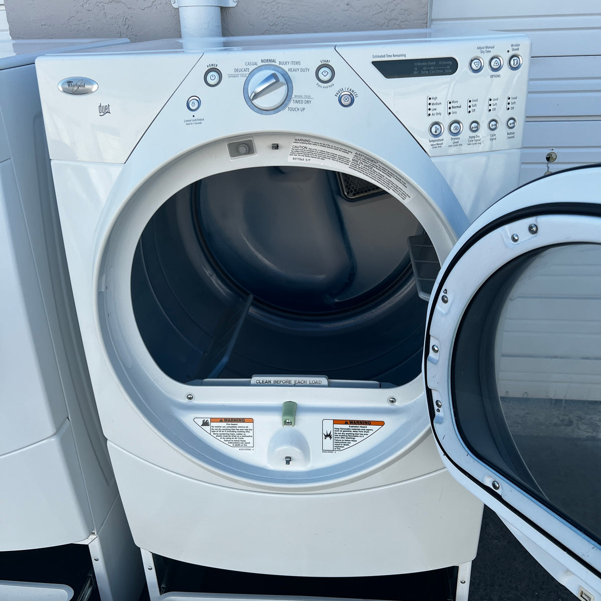 Whirlpool Washer and Dryer Front Load with Pedestals