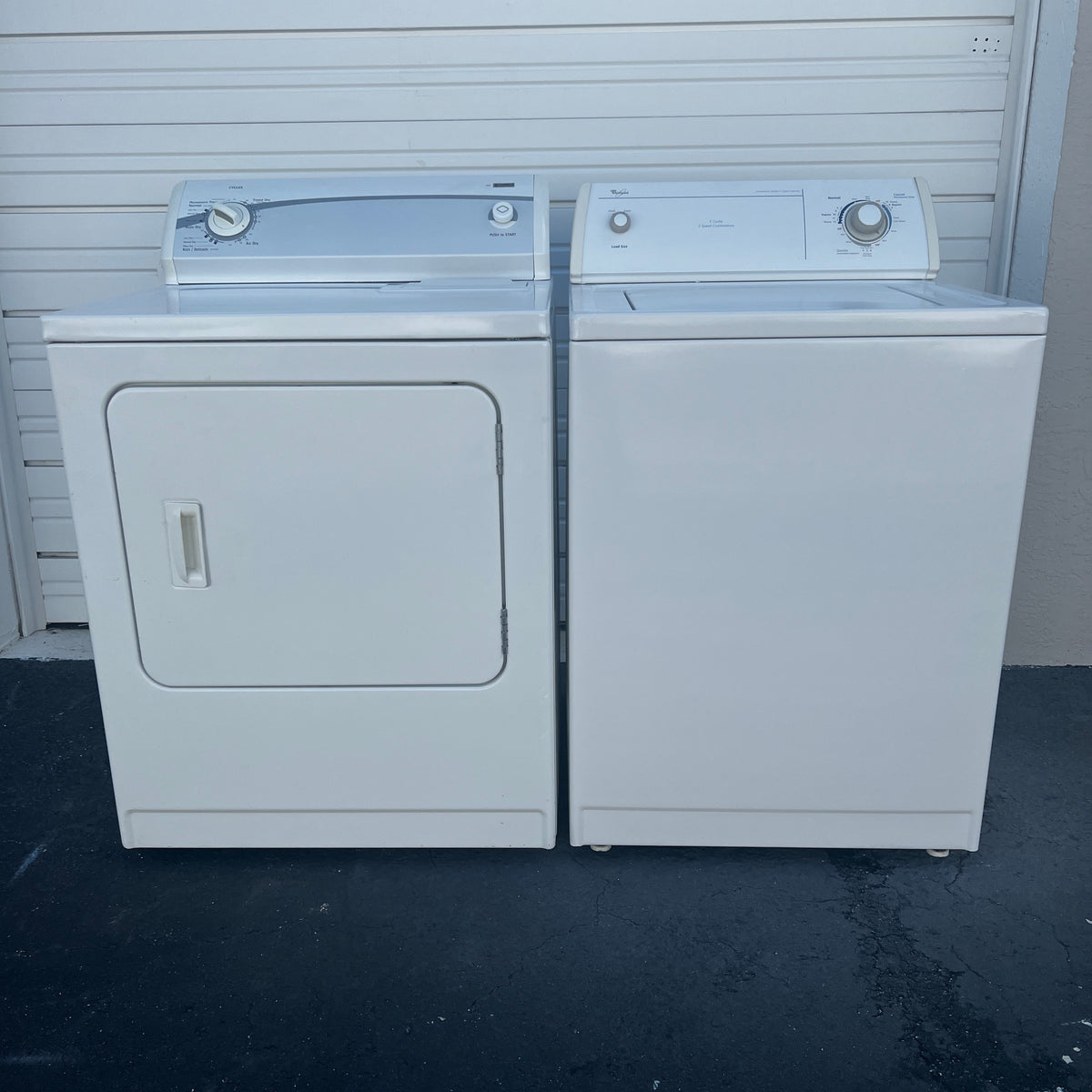 Whirlpool Washer and Kenmore Dryer Set