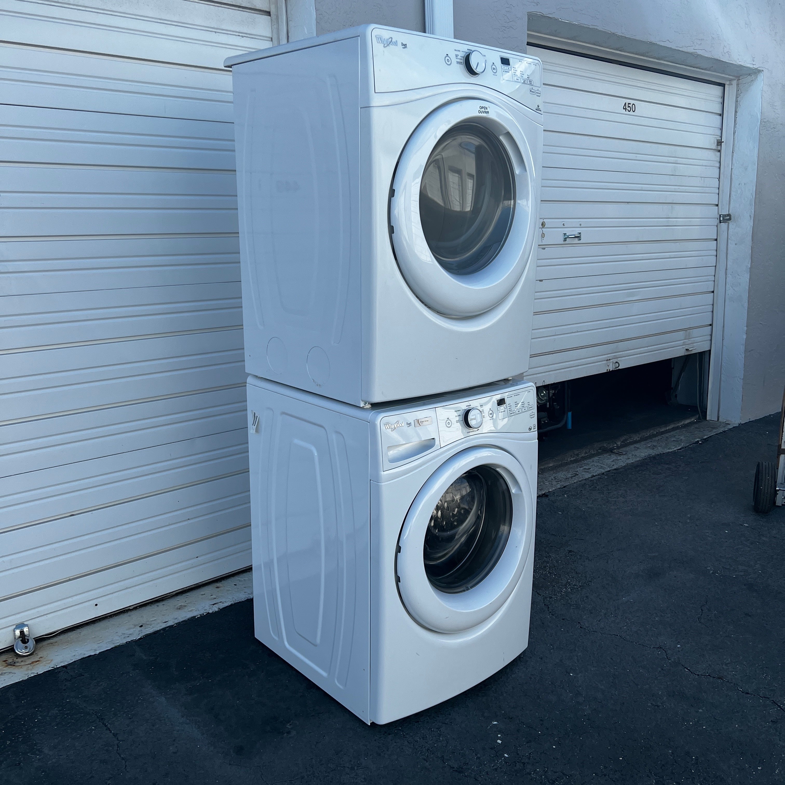 Whirlpool Washer and Gas Dryer Front Load