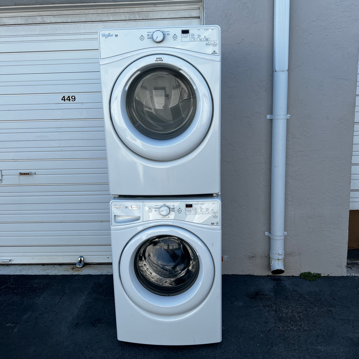 Whirlpool Washer and Gas Dryer Front Load