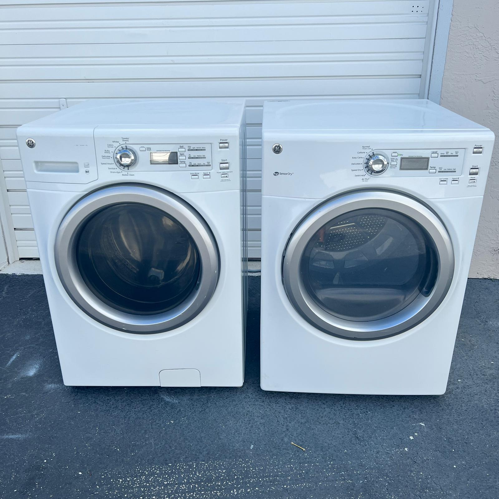 GE Electric Washer and Dryer Front Load