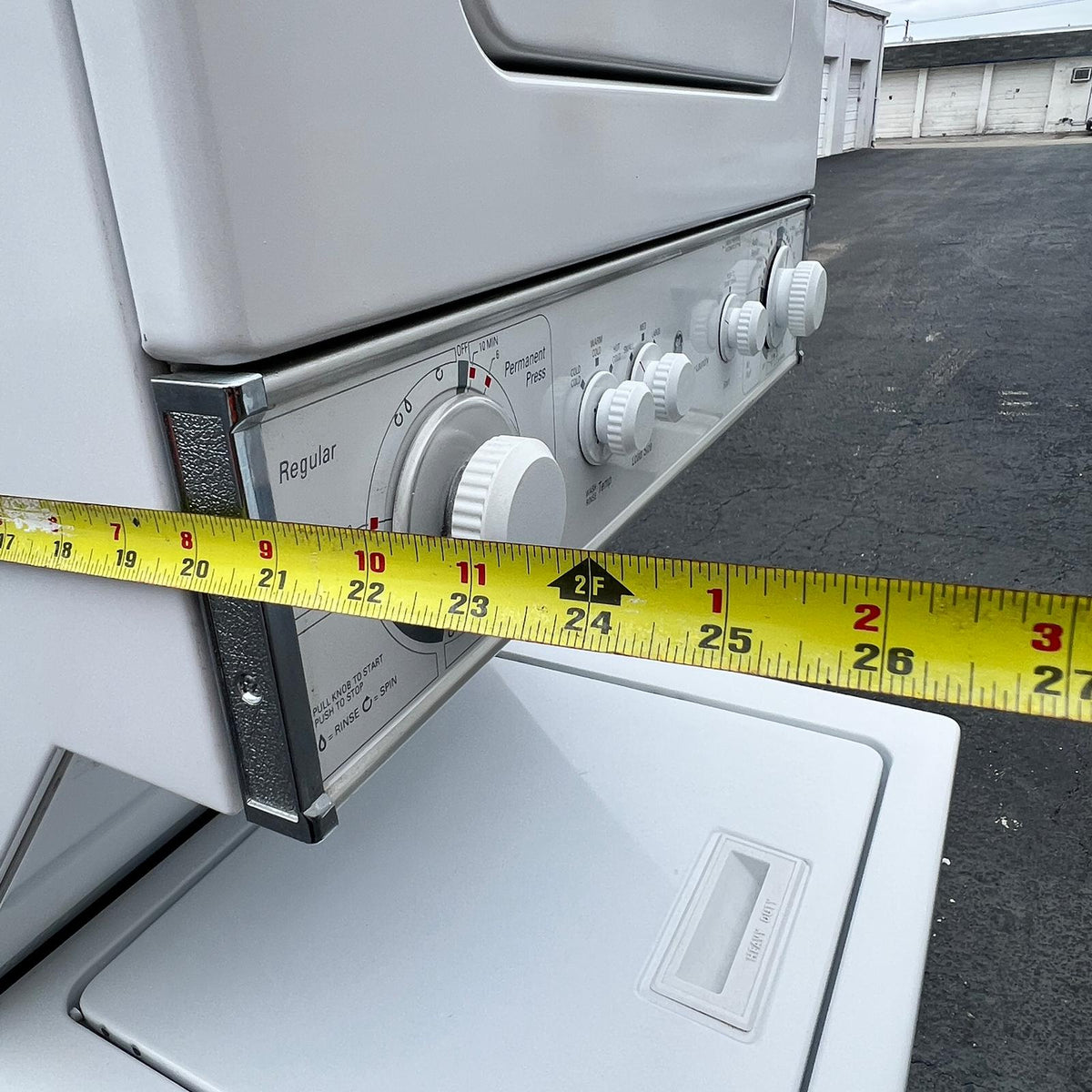 24" GE Stackable Washer and Dryer
