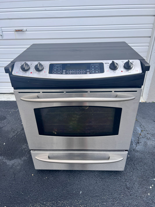 GE Slide Front Electric Stove