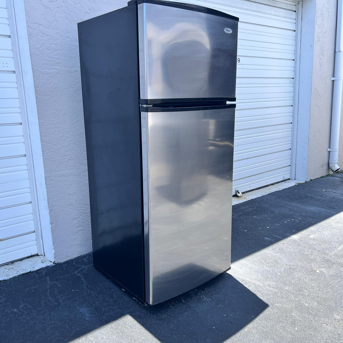 Whirlpool Stainless Steel Top and Bottom Refrigerator with Ice maker