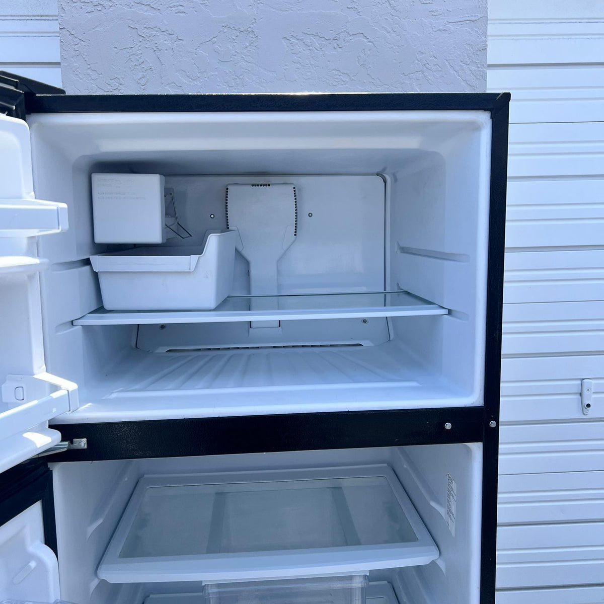 Whirlpool Stainless Steel Top and Bottom Refrigerator with Ice maker