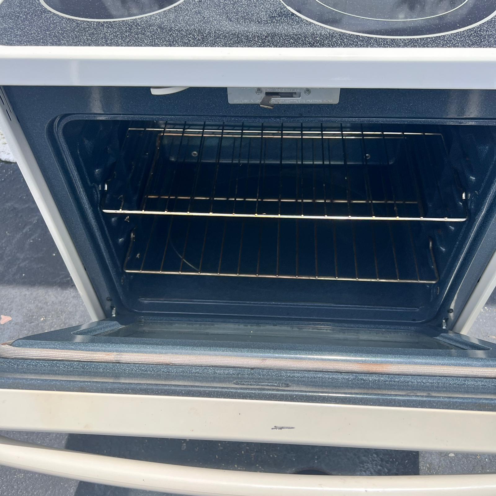 GE Electric Stove Off White