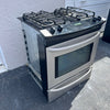 Kenmore Gas Stove: Gas Cooktop. Electric Oven - Stainless Steel