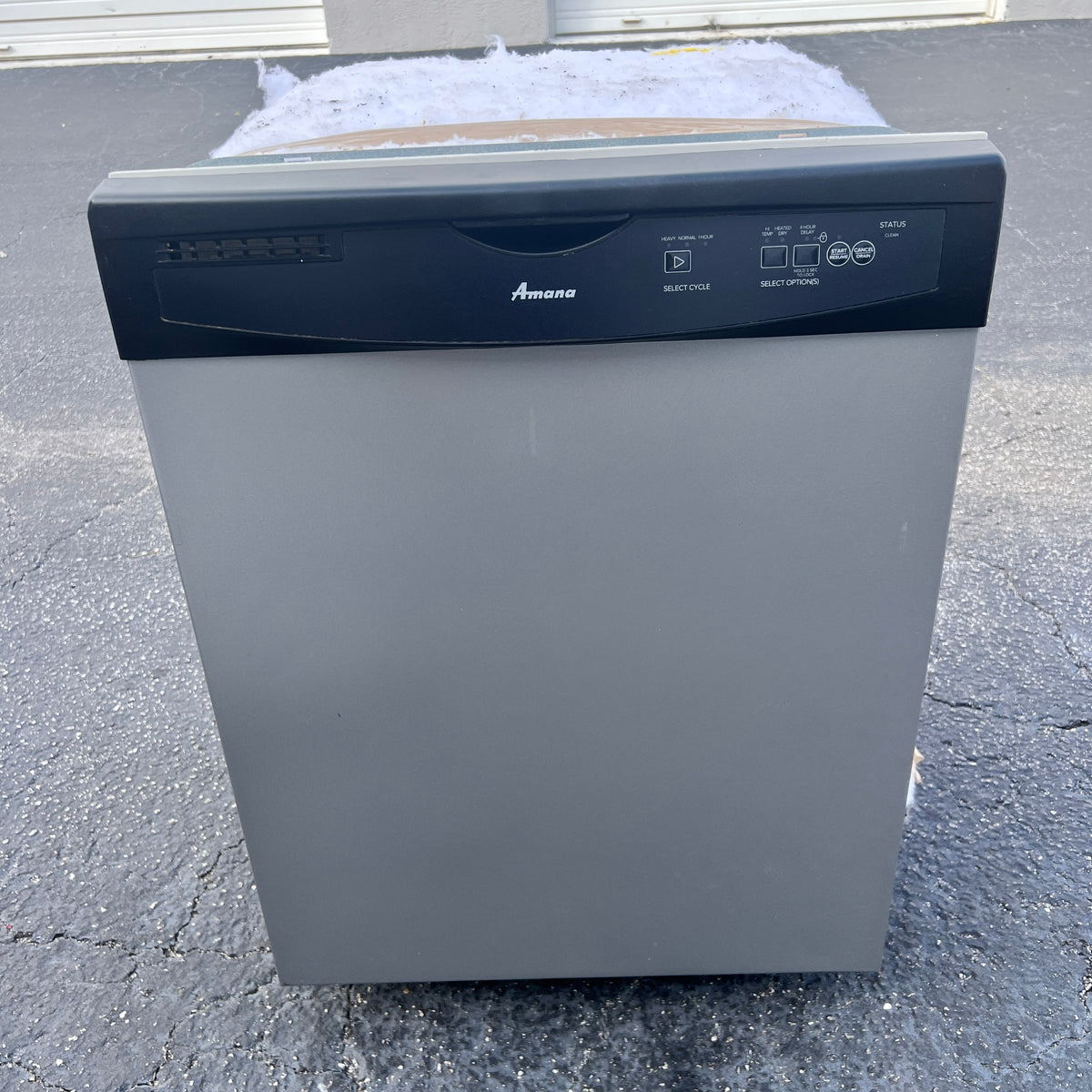 Amana Stainless Steel Dishwasher.