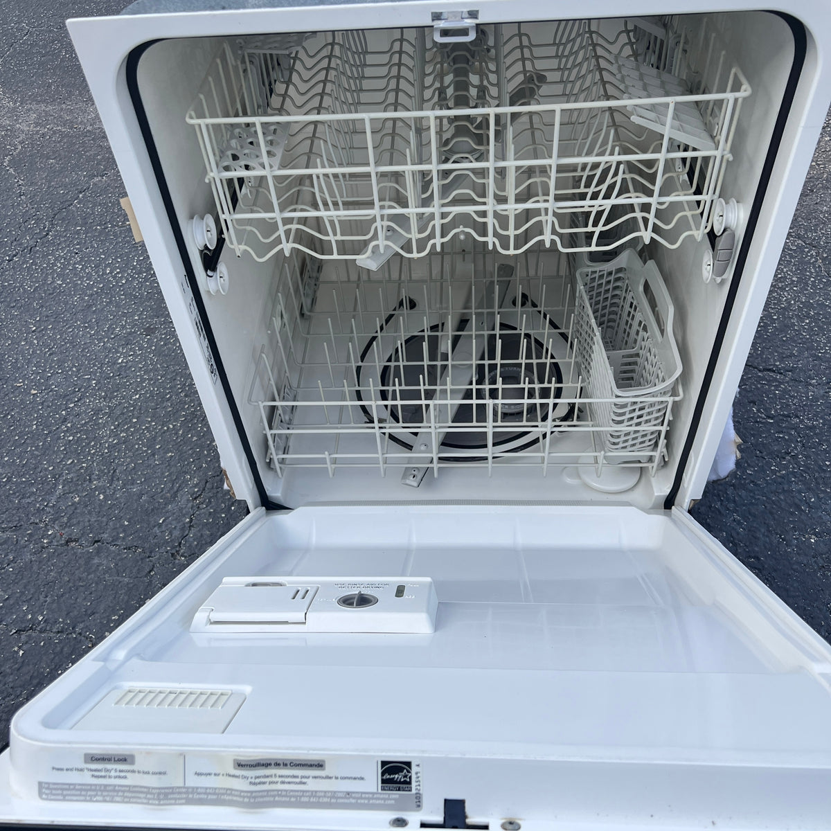 Amana Stainless Steel Dishwasher.