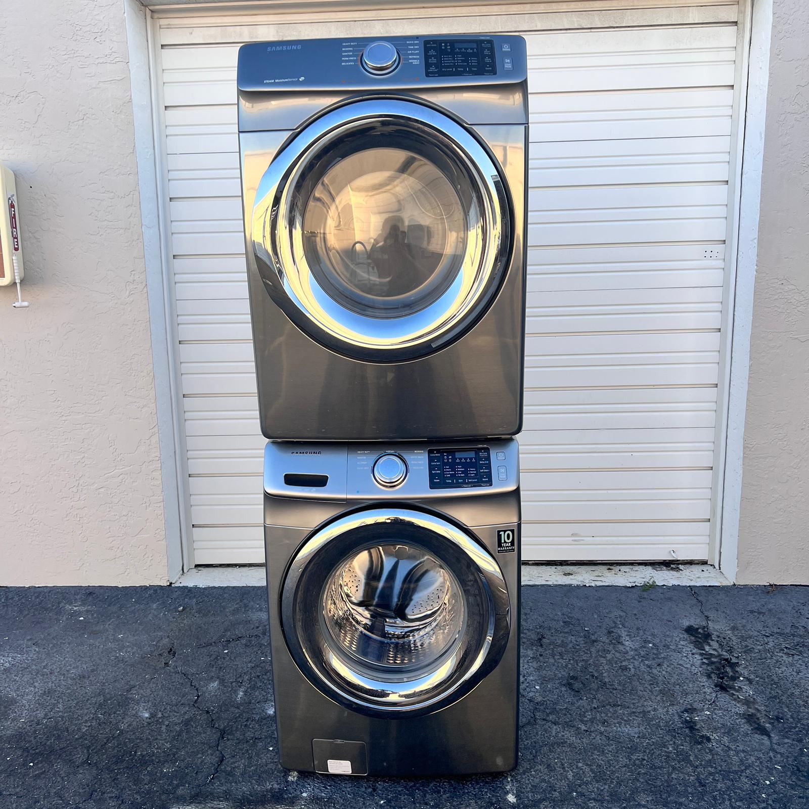 Samsung Washer and Dryer Front Load - Gray