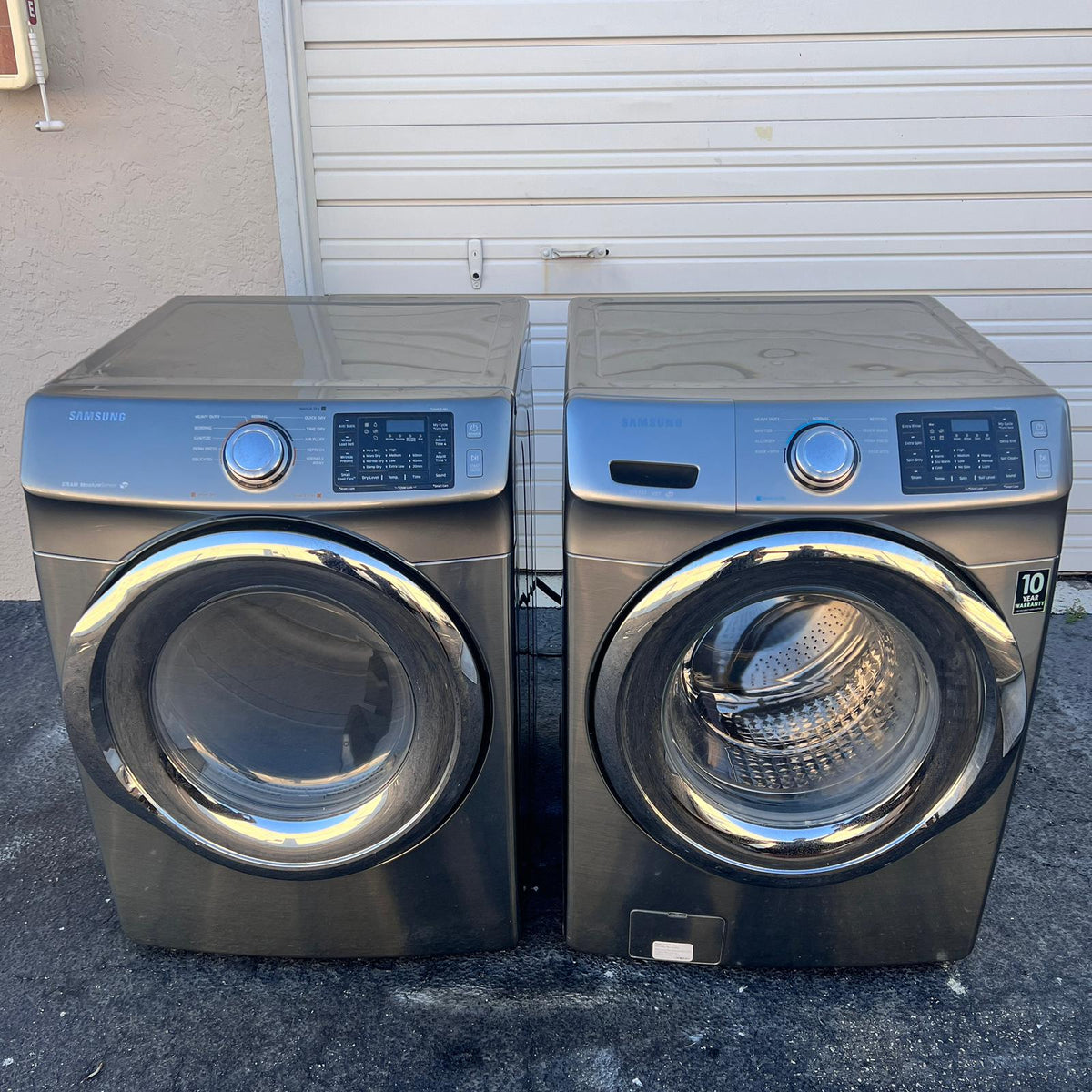 Samsung Washer and Dryer Front Load - Gray