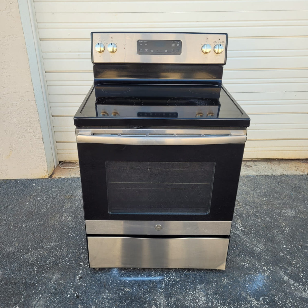 GE Stainless Steel Electric Stove