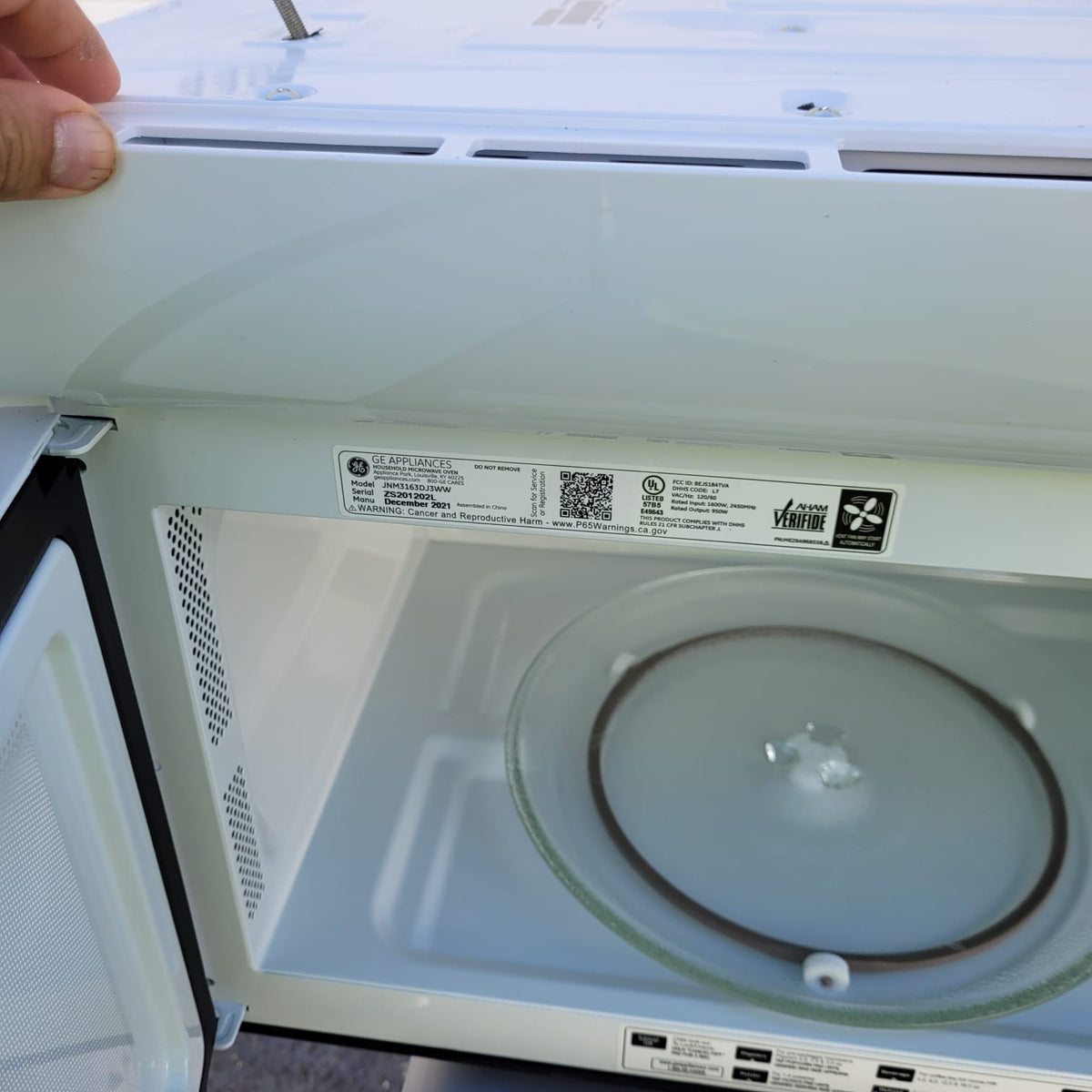 GE Over-the-Range Microwave