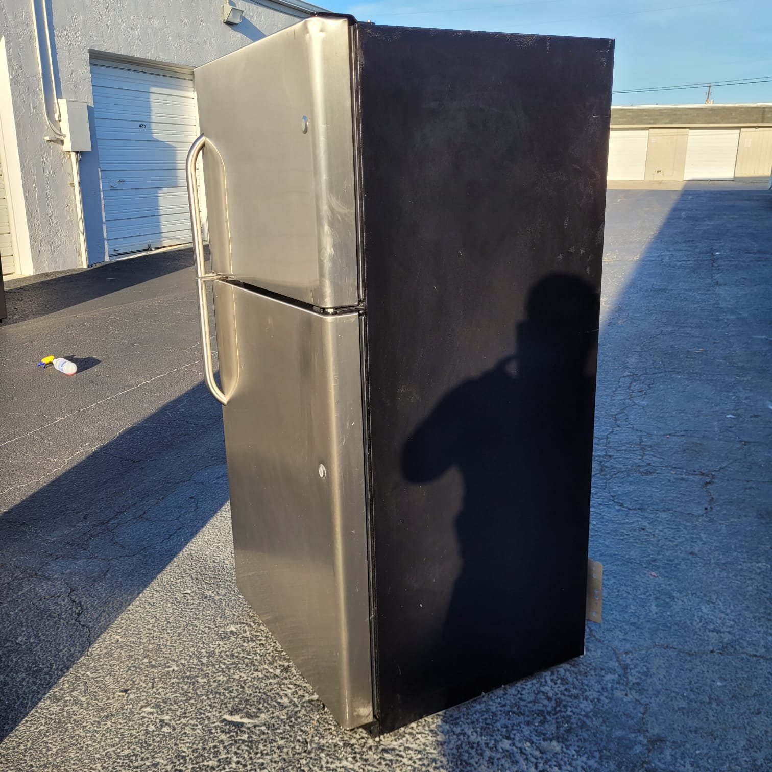 GE Stainless Steel Top and Bottom Refrigerator