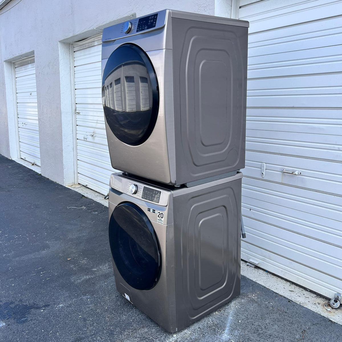 Samsung Washer and Dryer Front Load Set - Champagne