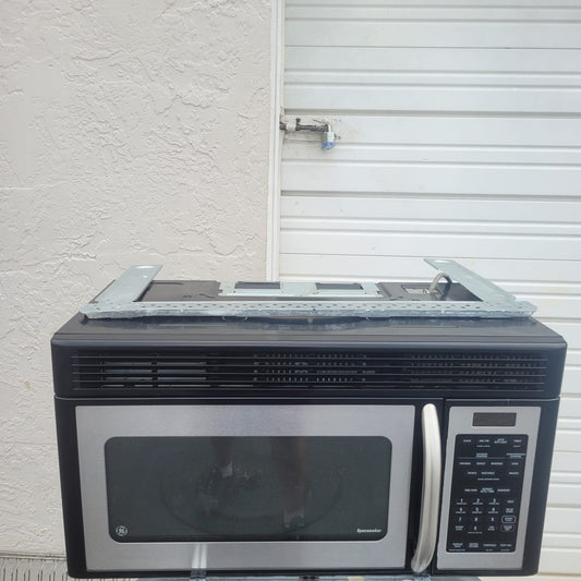 GE Black Stainless Steel Over-the-Range Microwave