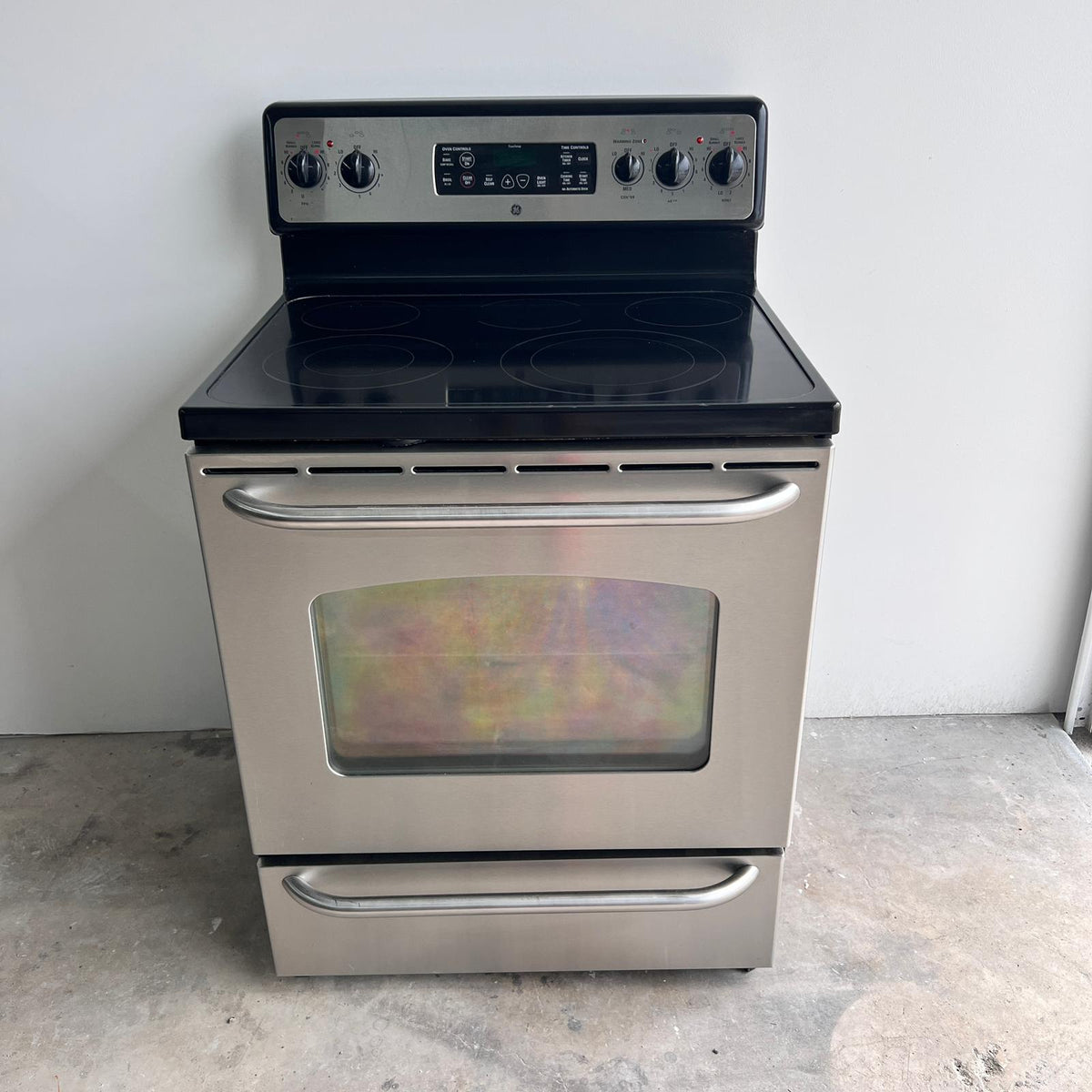 GE Stainless Steel Electric Stove