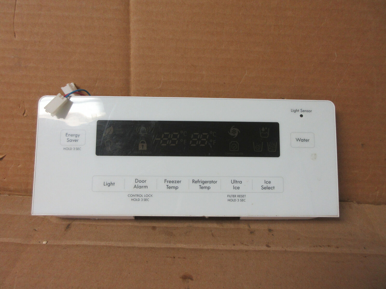Kenmore Refrigerator dispenser display assembly Part #ACQ76217906